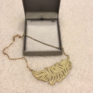 Feather necklace